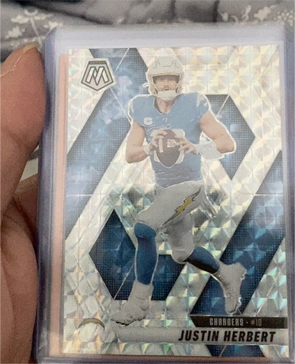 2025 Panini Mosaic #80 Justin Herbert — front