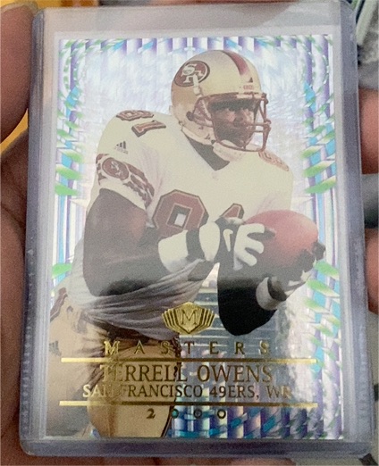 2000 Collector's Edge Masters #166 Terrell Owens — front
