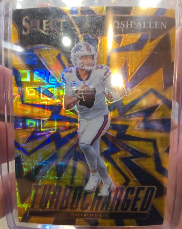 2021 Panini Select #TUR-17 Josh Allen Turbocharged — front
