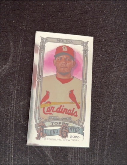 2025 Topps Allen & Ginter Mini #51 Yadier Molina — front