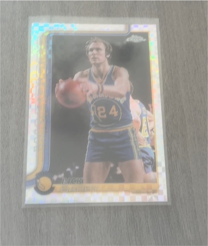 2025-26 Topps Chrome #249 Rick Barry — front