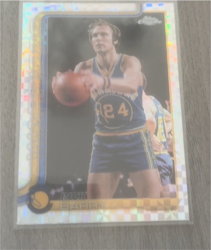 2025-26 Topps Chrome #249 Rick Barry — front