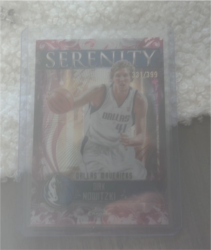 2025 Topps Chrome Serenity #SY-10 Dirk Nowitzki — front