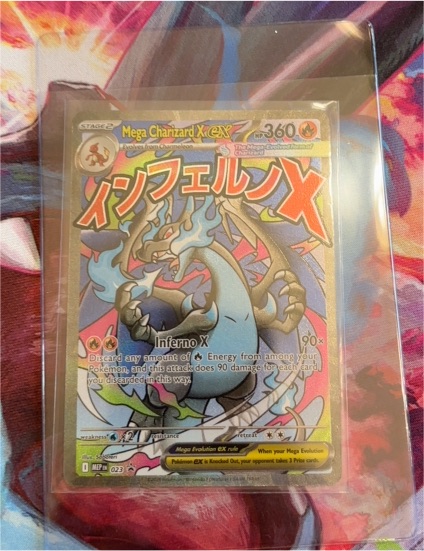 2014 Pokémon Mega Charizard X ex #023 Black Star Promo — front