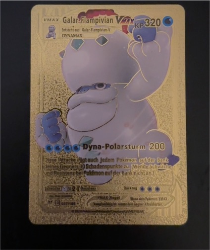 2020 Pokémon Vivid Voltage #037 Galarian Darmanitan VMAX — front