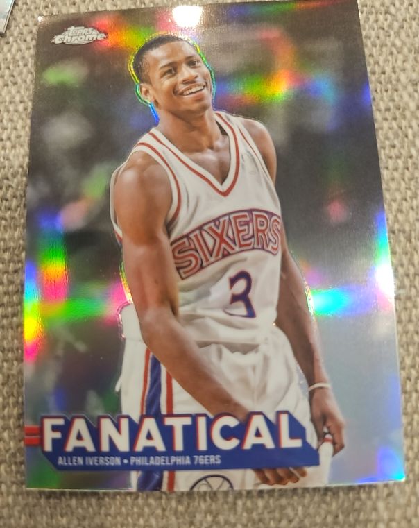 2025-26 Topps Chrome #FAN-20 Allen Iverson Fanatical — front