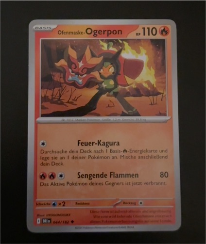 2025 Pokémon SV10: Destined Rivals #044 Hearthflame Mask Ogerpon — front