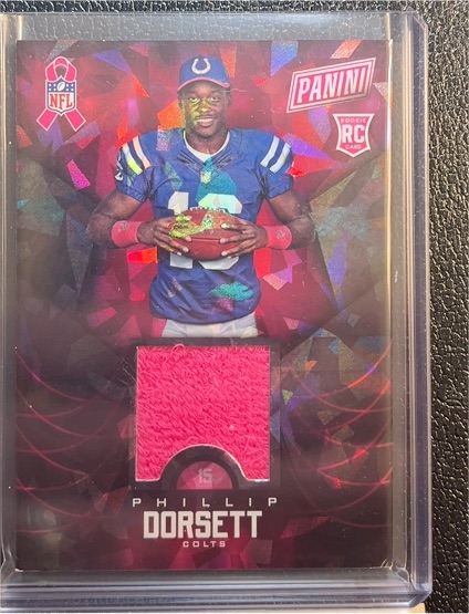 2015 Panini Prizm #15 Phillip Dorsett Rookie Patch — front