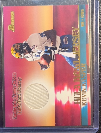 2001 Bowman Hula Bowl Jersey #HULA-BK Kevin Kasper — front