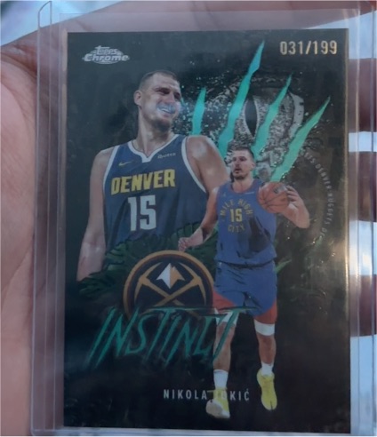 2025-26 Topps Chrome #INS-1 Nikola Jokić Instinct — front