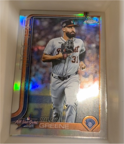 2025 Topps Chrome Update #ASG-12 Riley Greene — front