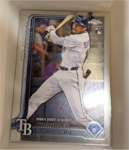 2025 Topps Chrome Update #USC17 Chandler Simpson — front