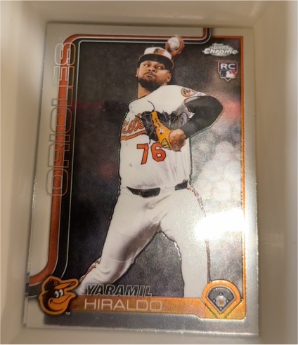 2025 Topps Chrome Update #USC78 Yaramil Hiraldo — front