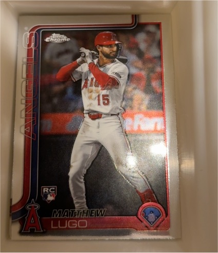 2025 Topps Chrome Update #USC166 Matthew Lugo — front