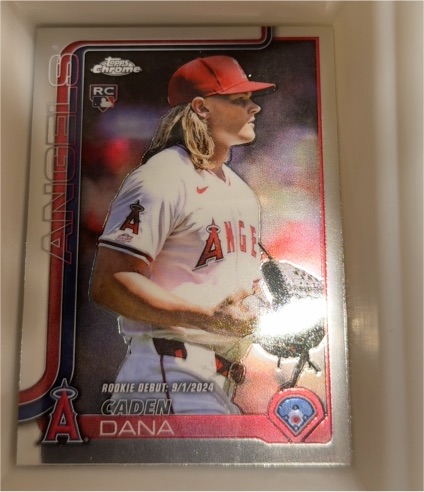 2025 Topps Chrome Update #US187 Caden Dana — front
