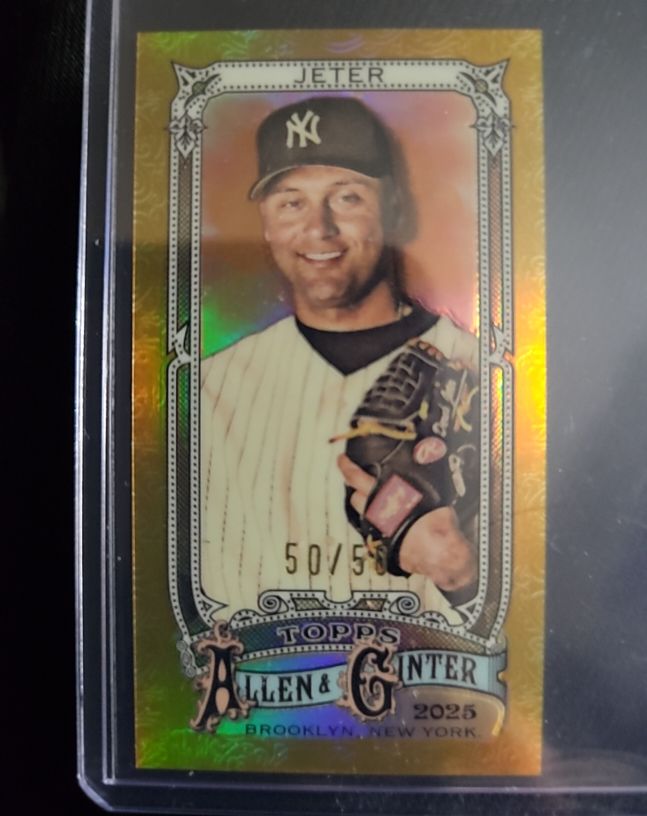 2025 Topps Allen & Ginter #21 Derek Jeter — front