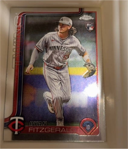 2025 Topps Chrome Update #US308 Ryan Fitzgerald — front