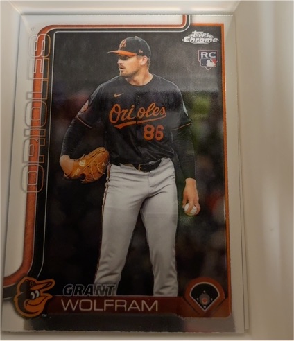 2025 Topps Chrome Update #US114 Grant Wolfram — front