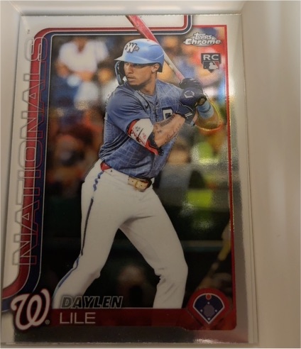 2025 Topps Update Series #US172 Daylen Lile RC — front
