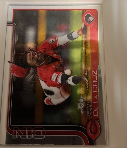 2025 Topps Chrome #CIN Elly De La Cruz — front
