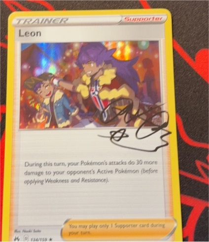2023 Pokémon Crown Zenith #134 Leon — front