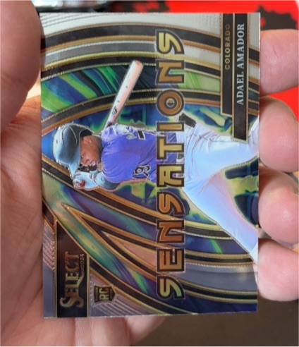 2024 Panini Select Baseball #3 Adael Amador Sensations Rookie Card — front