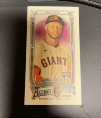 2025 Topps Allen & Ginter Mini Grant McCray — front
