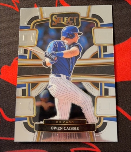 2024 Panini Select Concourse Silver Prizm #88 Owen Caissie — front