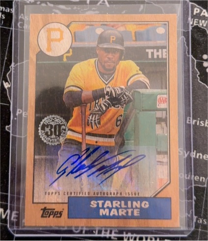 2017 Topps 1987 30th Anniversary #30 Starling Marte — front