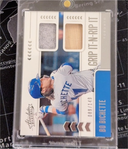 2020 Panini Absolute #089 Bo Bichette Grip It-N-Rip It — front