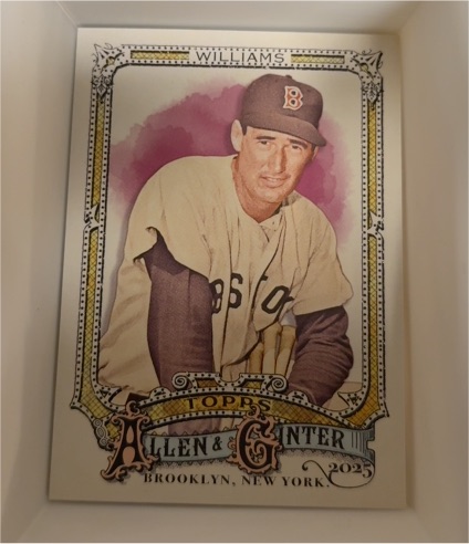 2025 Topps Allen & Ginter #48 Ted Williams — front