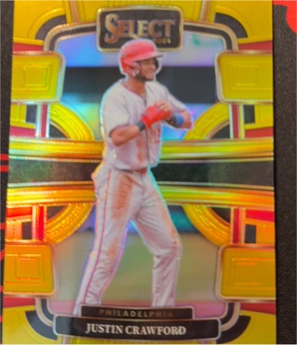 2024 Panini Select Concourse #38 Justin Crawford — front