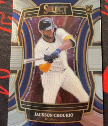 2024 Panini Select #12 Jackson Chourio Phenomenon — front