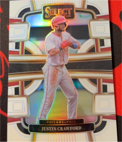 2024 Panini Select Concourse #38 Justin Crawford — front