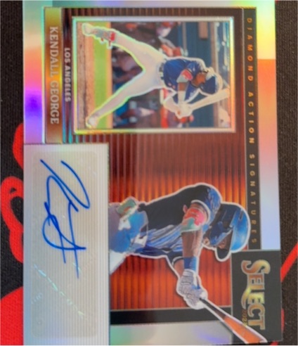 2024 Panini Select Diamond Action Signatures #DAS-KG Kendall George — front
