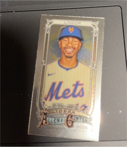 2025 Topps Allen & Ginter #110 Francisco Lindor — front