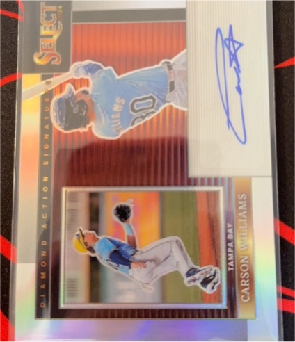2024 Panini Select Diamond Action Signatures #DAS-CW Carson Williams — front
