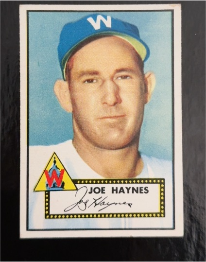 1952 Topps #145 Joe Haynes — front