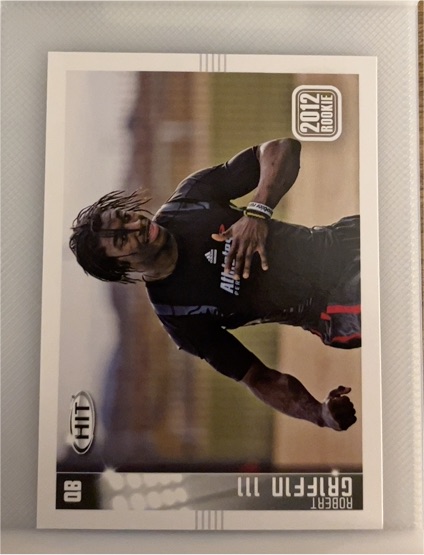 2012 SAGE Hit #111 Robert Griffin III Rookie — front