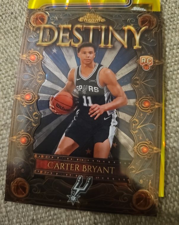 2025-26 Topps Chrome Destiny #D-12 Carter Bryant — front