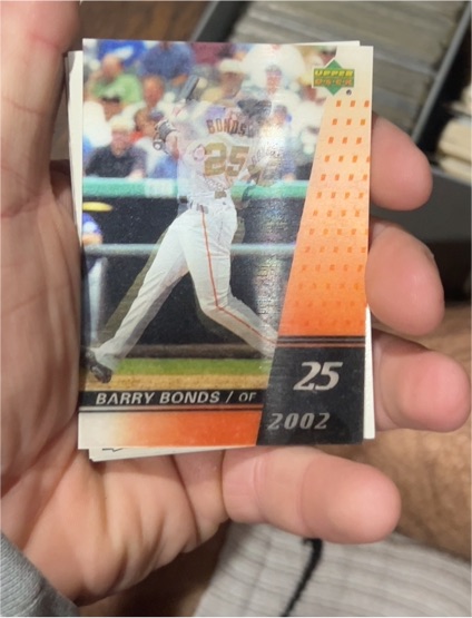 2002 Upper Deck #25 Barry Bonds — front
