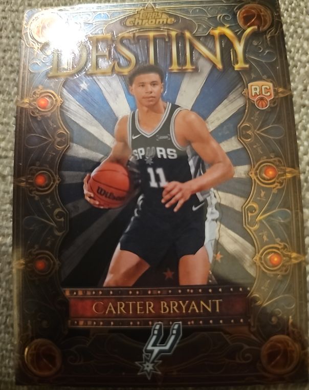 2025 Topps Chrome Destiny #D-12 Carter Bryant — front