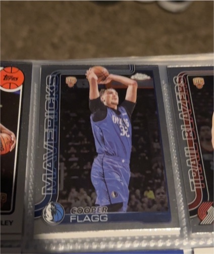 2025-26 Topps Chrome #251 Cooper Flagg — front