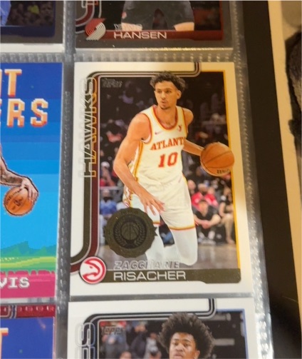 2025-26 Topps #62 Zaccharie Risacher — front