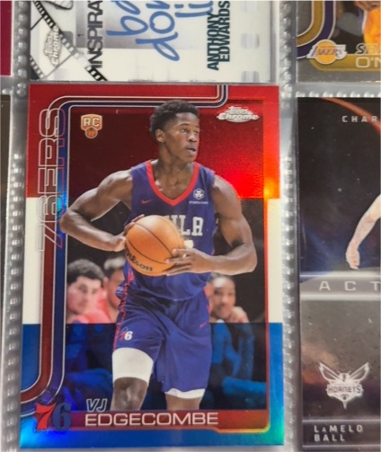 2025-26 Topps Chrome #253 VJ Edgecombe — front