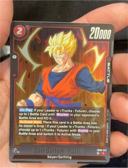 Dragon Ball Super Fusion World FB02-013 Son Gohan: Future — front