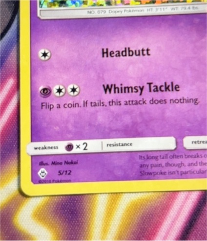 2018 Pokémon SM Team Up #5 Slowpoke — front
