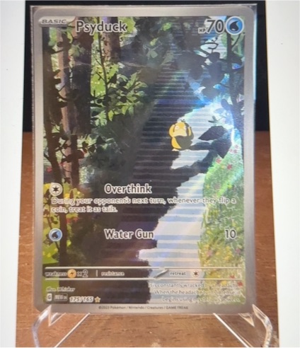 2023 Pokémon Scarlet & Violet #175 Psyduck Illustration Rare Holo — front