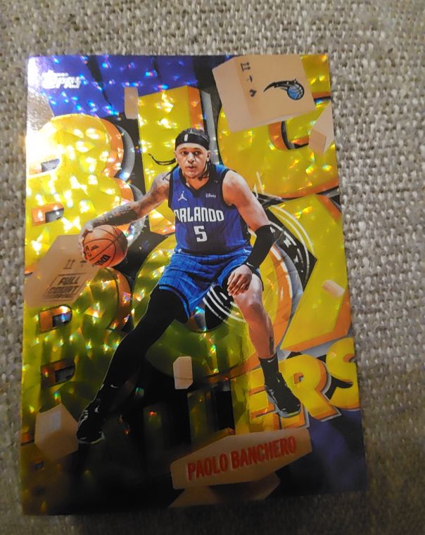 2025-26 Topps Flagship Big Box Ballers Crackleboard #BB-45 Paolo Banchero — front