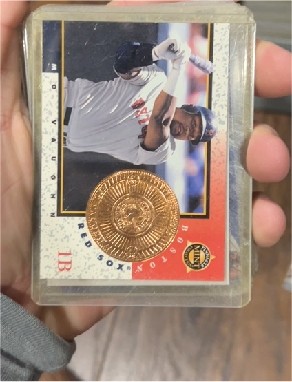 1998 Pinnacle Mint Collection Bronze #23 Mo Vaughn — front